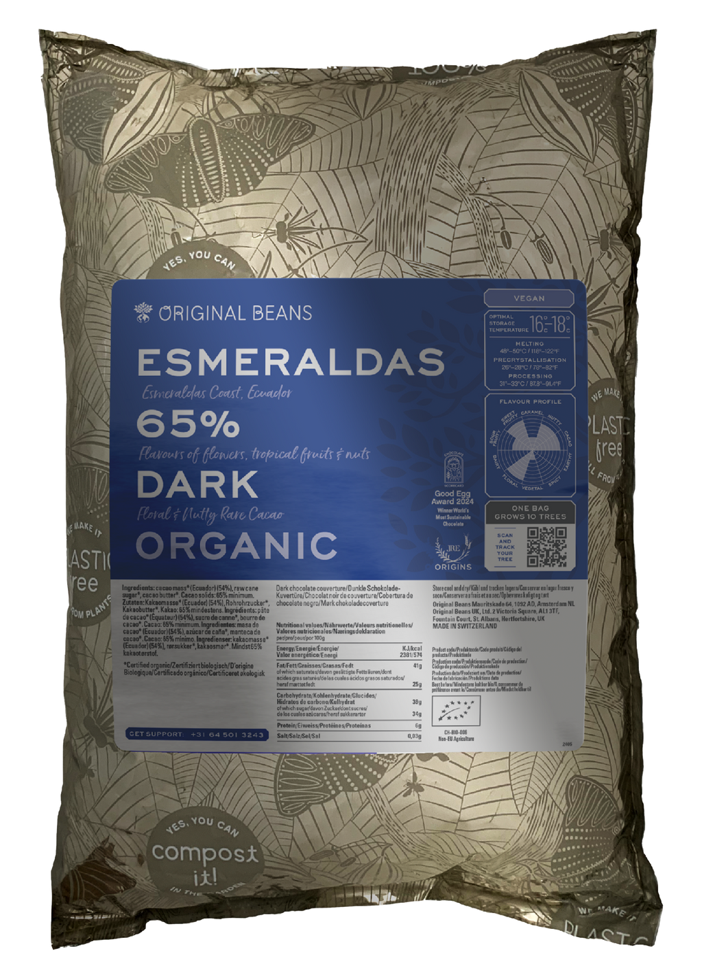 Esmeraldas Dark 65% - 2kg