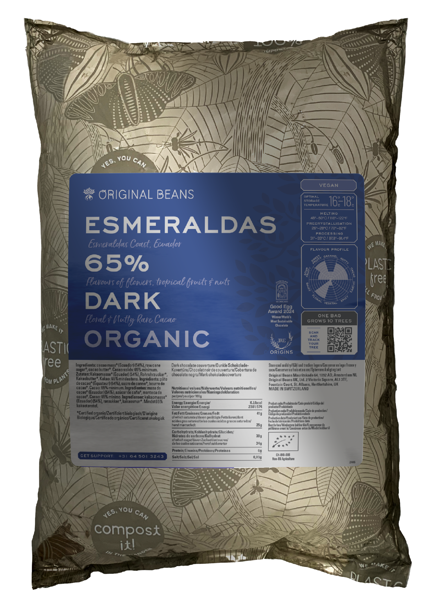 Esmeraldas Dark 65% - 2kg