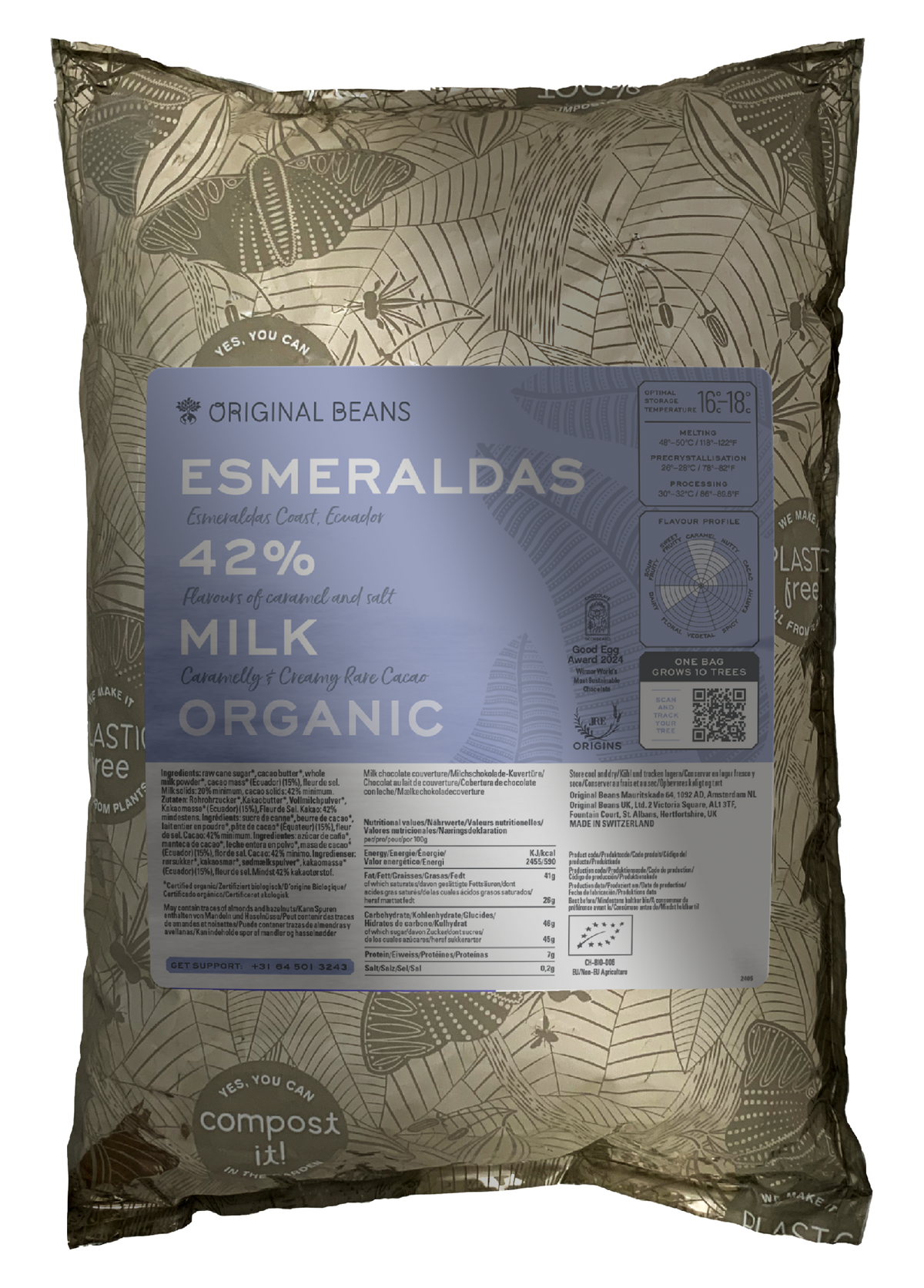 Esmeraldas Milk 42% - 2kg