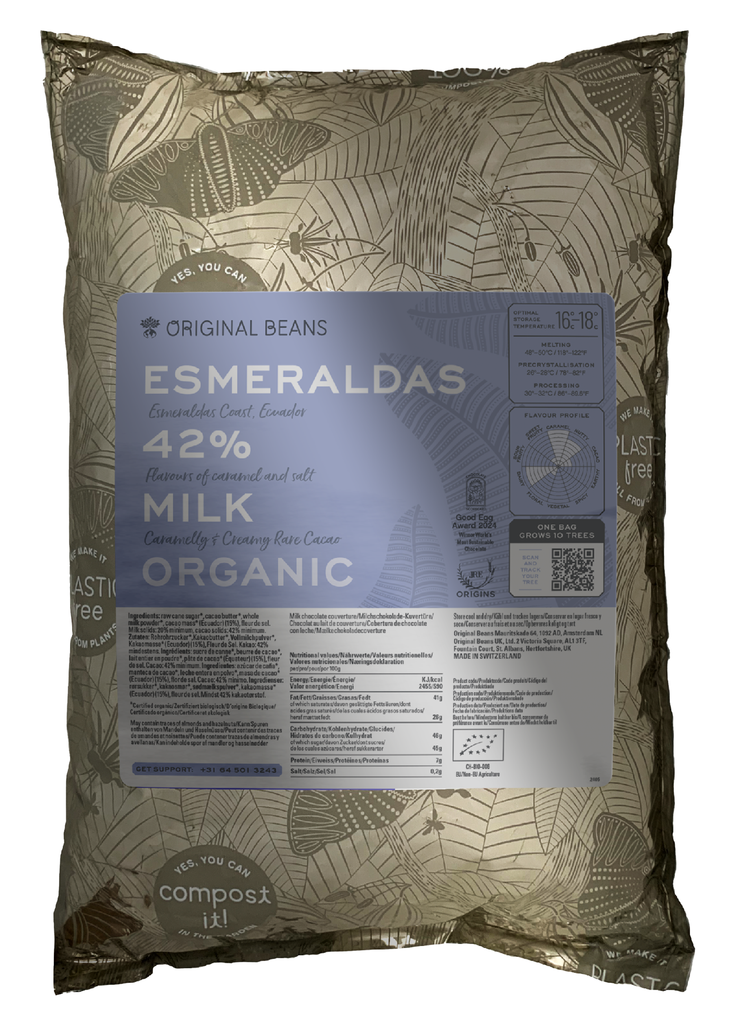Esmeraldas Milk 42% - 2kg