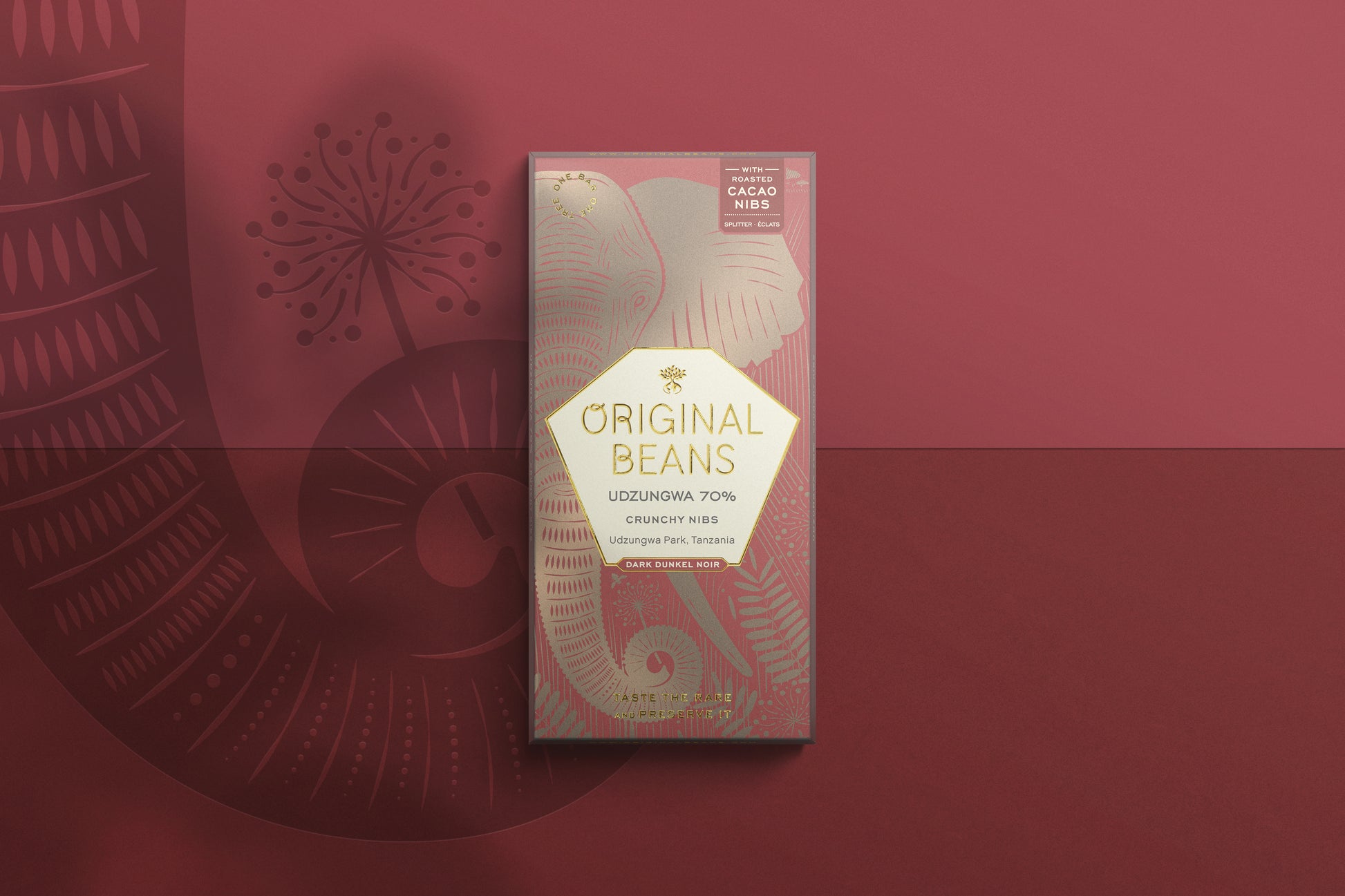 Tableta Udzungwa 70% con nibs