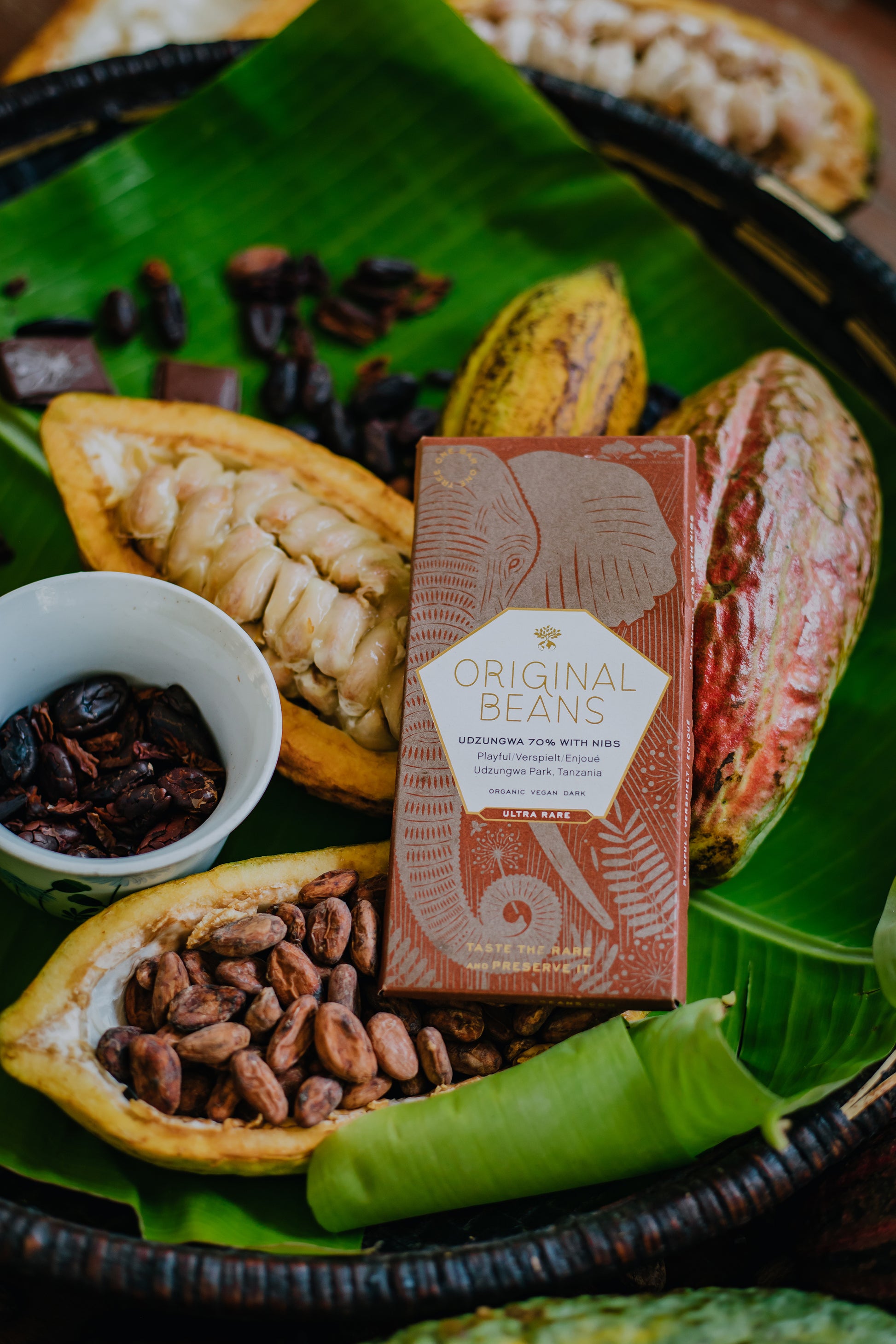 Tableta Udzungwa 70% con nibs