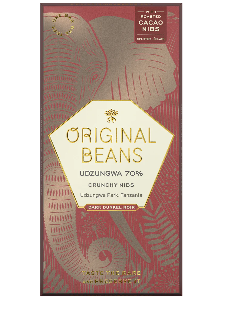 Tableta Udzungwa 70% con nibs