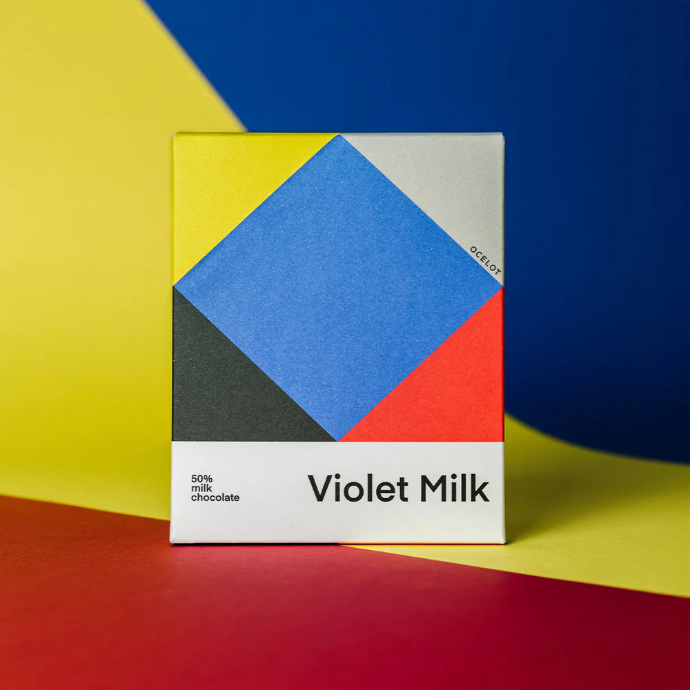 Leche y violeta 55% x12u